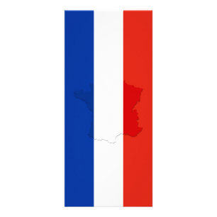 Franse vlag reclamekaart
