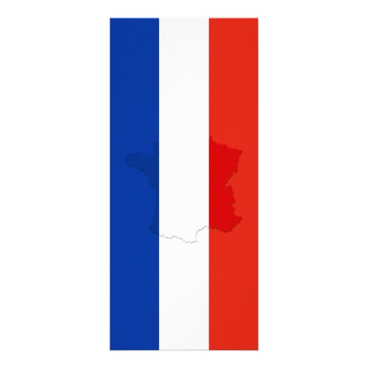 Franse vlag reclamekaart (Voorkant)