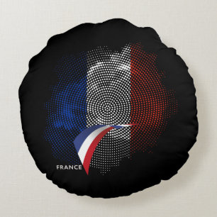 Franse vlag rond kussen