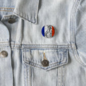 franse vlag ronde button 3,2 cm (In situ)