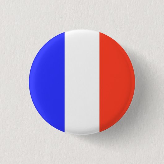 Franse vlag ronde button 3,2 cm (Voorkant)