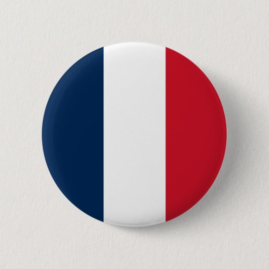 Franse vlag ronde button 5,7 cm (Voorkant)