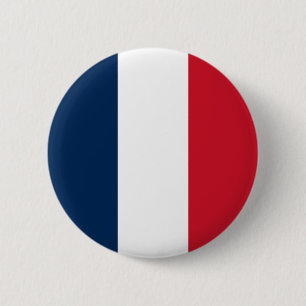 Franse vlag ronde button 5,7 cm