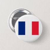 Franse vlag ronde button 5,7 cm (Voorkant /achterkant)