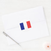 Franse vlag ronde sticker (Envelop)