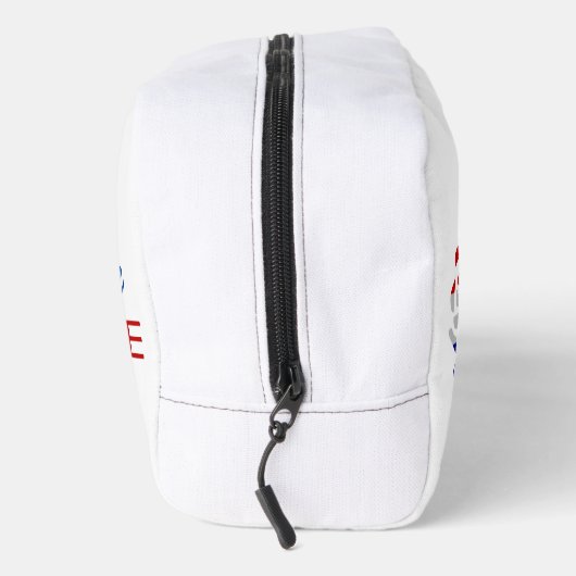 Franse vlag Roos gepersonaliseerd Toilettasje (Rechts)