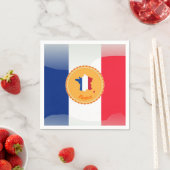 Franse vlag servet (Insitu)
