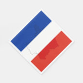 Franse vlag servet (Hoek)