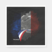 Franse vlag servet (Voorkant)
