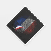 Franse vlag servet (Hoek)