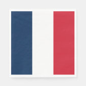Franse vlag servet (Voorkant)