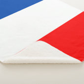 Franse vlag sherpa deken (3/4)
