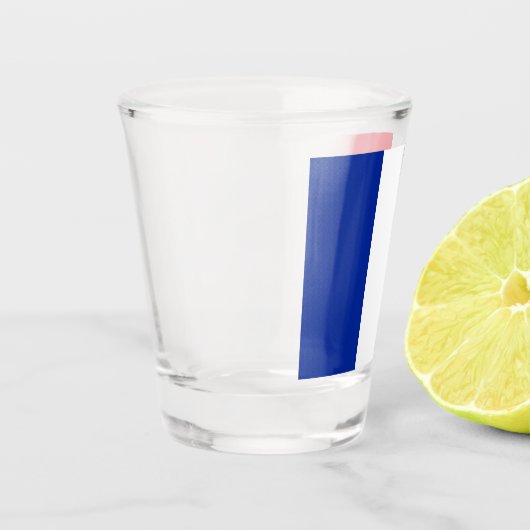 Franse vlag shot glas (Links)