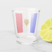 Franse vlag shot glas (Achterkant)