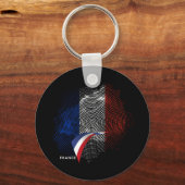 Franse vlag sleutelhanger (Voorkant)