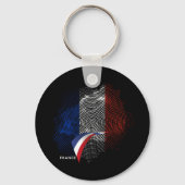 Franse vlag sleutelhanger (Achterkant)