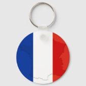 Franse vlag sleutelhanger (Achterkant)