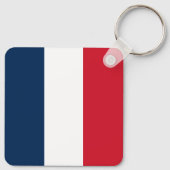 Franse vlag sleutelhanger (Achterkant)