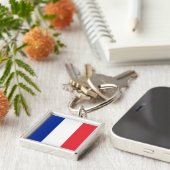 Franse vlag Sleutelhanger (Zijkant)