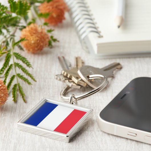 Franse vlag Sleutelhanger (Zijkant)