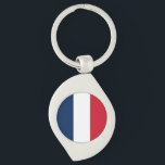 Franse Vlag Sleutelhanger<br><div class="desc">De nationale vlag van Frankrijk.</div>