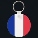 Franse vlag sleutelhanger<br><div class="desc">Franse vlag</div>