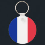 Franse vlag sleutelhanger<br><div class="desc">Franse vlag</div>