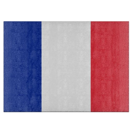 Franse vlag snijplank (Voorkant)