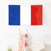 Franse vlag spandoek (Insitu)