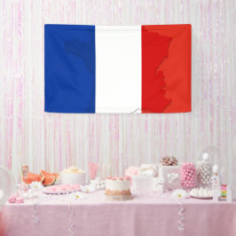 Franse vlag spandoek