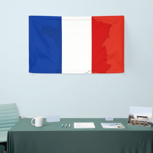 Franse vlag spandoek (Beurs)