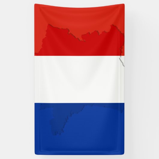 Franse vlag spandoek (Verticaal)