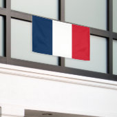 Franse vlag spandoek (Buitenkant Gebouw)
