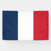 Franse vlag spandoek (Horizontaal)