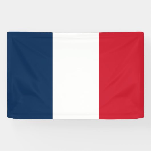 Franse vlag spandoek (Horizontaal)