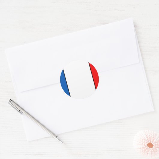 Franse vlag Sticker (Envelop)