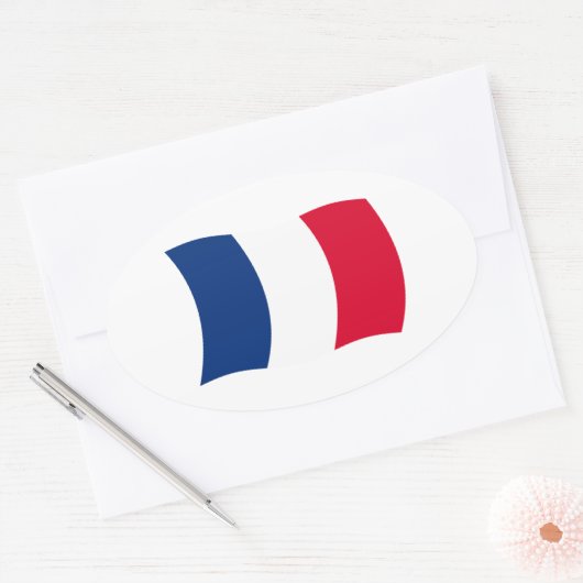 Franse vlag Sticker (Envelop)