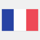Franse vlag Sticker (Voorkant)