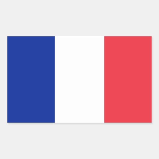 Franse vlag Sticker (Voorkant)