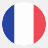 Franse vlag Sticker (Voorkant)