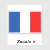 Franse vlag sticker (Vel)