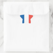 Franse vlag Sticker (Tas)