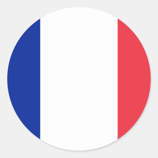 Franse vlag Sticker (Voorkant)