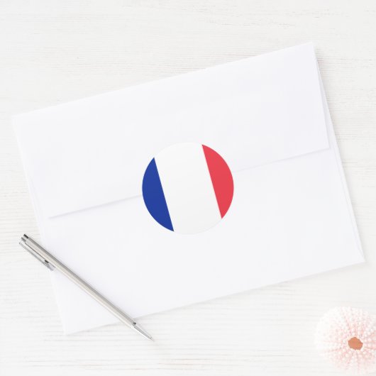 Franse vlag Sticker (Envelop)
