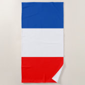 Franse vlag strandlaken (Voorkant)