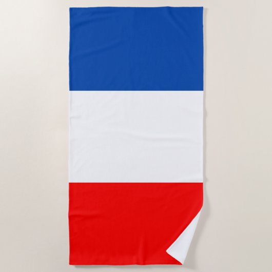Franse vlag strandlaken (Voorkant)