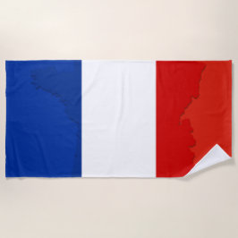 Franse vlag strandlaken