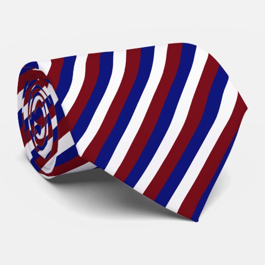 Franse vlag stropdas (Opgerold)