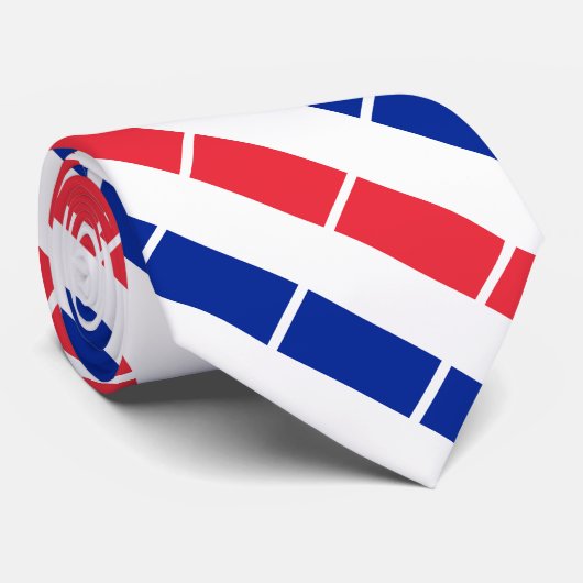 Franse vlag stropdas (Opgerold)