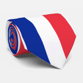Franse vlag stropdas (Opgerold)